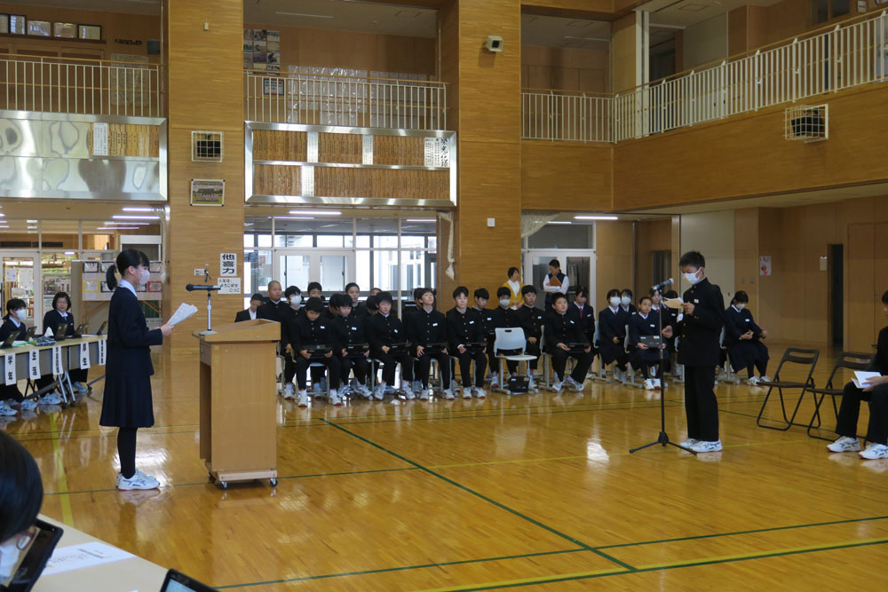 後期生徒総会の様子12